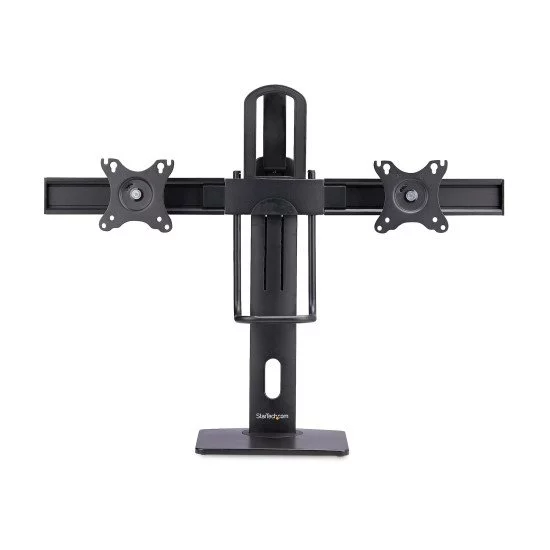 StarTech.com Support de Bureau pour Double Écrans de 27 pouces, Montage VESA 75x75/100x100, Réglage de la Hauteur Sans Outil, Jusqu'à 6kg par Écran StarTech.com Support de Bureau pour Double Écrans de 27 pouces, Montage VESA 75x75/100x100, Réglage de la Hauteur Sans Outil, Jusqu'à 6kg par Écran