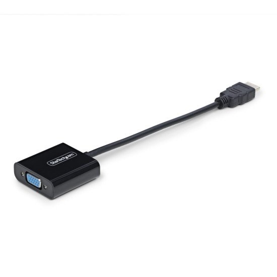 StarTech.com Adaptateur HDMI vers VGA, Convertisseur Vidéo Actif pour Ordinateur Portable/Bureau, 1920x1080 (1080p), Source HDMI vers Moniteur/Affichage/Projecteur VGA StarTech.com Adaptateur HDMI vers VGA, Convertisseur Vidéo Actif pour Ordinateur Portable/Bureau, 1920x1080 (1080p), Source HDMI vers Moniteur/Affichage/Projecteur VGA
