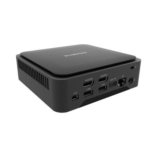 Gigabyte GB-BEI7HS-1260 barebone PC/ poste de travail Noir Haut-parleurs intégrés i7-1260P 3,4 GHz