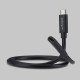 StarTech.com Câble Prolongateur USB4 de 60cm, 40Gbps, Compatible Thunderbolt 4, Charge 240W, 8K 60Hz/4K 240Hz, USB-C Mâle vers Femelle