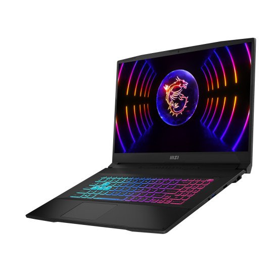 MSI Katana 17 B13UCRK-1426 Intel® Core™ i5 i5-13420H Ordinateur portable 43,9 cm (17.3") Full HD 16 Go DDR5-SDRAM 512 Go SSD NVIDIA GeForce RTX 3050 Wi-Fi 6E (802.11ax) DOS gratuit Noir