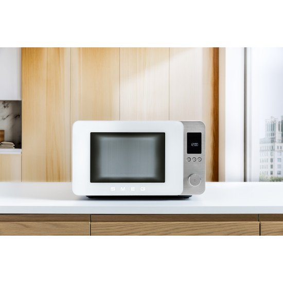 Smeg MOC02WHMEU micro-onde Blanc Micro-onde combiné Comptoir 27 L 1450 W
