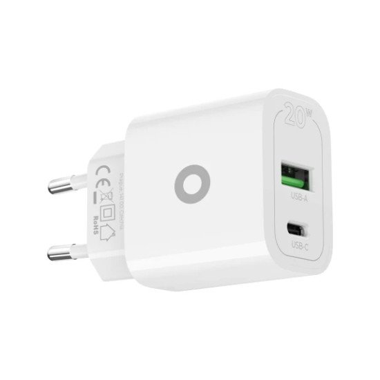 Mobile Origin MO12 Universel Blanc Secteur Charge rapide Intérieure
