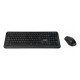 Targus AKM610FR clavier Souris incluse Universel RF sans fil AZERTY Français Noir