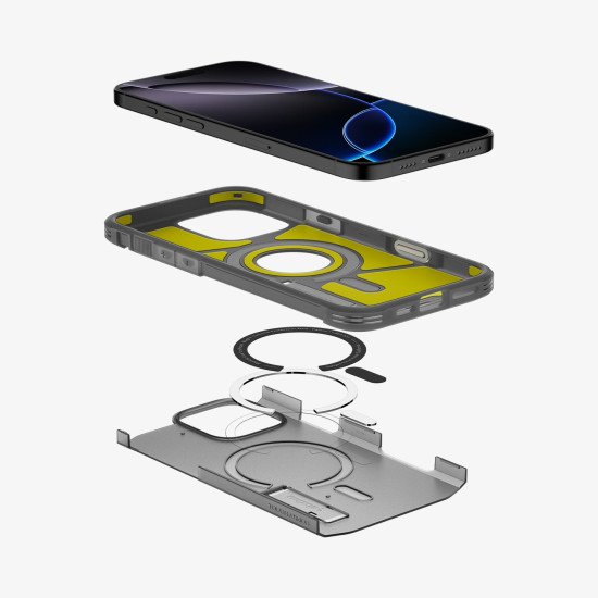 Spigen Tough Armor T AI (MagFit) coque de protection pour téléphones portables 17,5 cm (6.9") Housse Noir Spigen Tough Armor T AI (MagFit) coque de protection pour téléphones portables 17,5 cm (6.9") Housse Noir