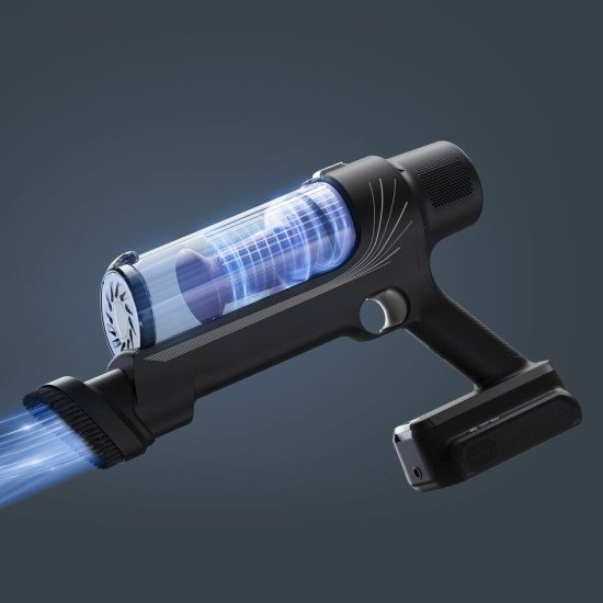 Rowenta RH6A35 Aspirateur-balai 2 en 1 Batterie Sec Sans sac Violet, Argent