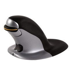 Fellowes Souris verticale ambidextre Penguin – Sans fil - Grand Fellowes Souris verticale ambidextre Penguin – Sans fil - Grand