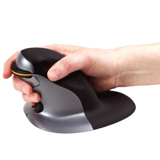 Fellowes Souris verticale ambidextre Penguin – Sans fil - Grand