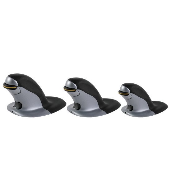 Fellowes Souris verticale ambidextre Penguin - Sans fil - Petit