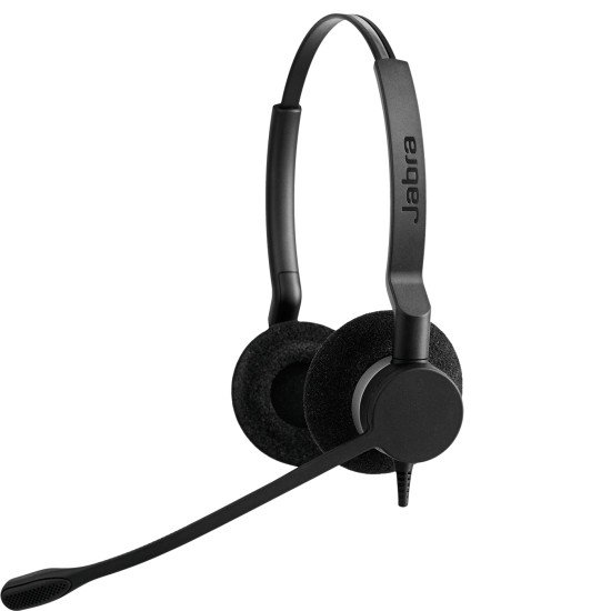 Jabra Biz 2300 Duo Casque Avec fil Arceau Bureau/Centre d'appels USB Type-C Bluetooth Noir