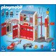 Playmobil City Action Caserne de pompiers avec hélicoptère