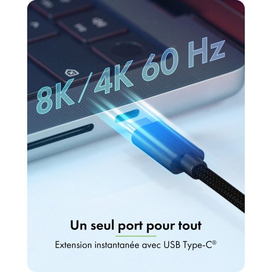 ICY BOX Adaptateur USB Type-C vers 3x HDMI