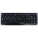 Logitech K120 Corded Keyboard clavier USB QWERTY Italien Noir