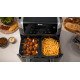Ninja DualZone Double 7,6 L Autonome Friteuse d'air chaud Noir