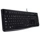 Logitech LGT-K120-US Clavier USB Noir QWERTY US int Noir