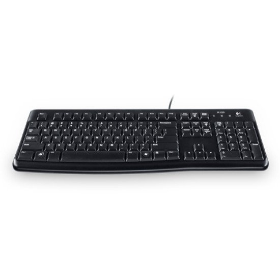 Logitech K120 Clavier USB Noir AZERTY BE Noir