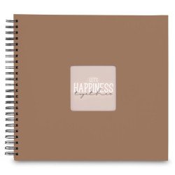 Hama 00009853 album photo et protège-page Marron 300 feuilles Reliure spiralée