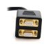 StarTech.com Câble Répartiteur en Y DVI-I Analogique vers Double VGA 30 cm - Câble Splitter DVI VGA - M/F
