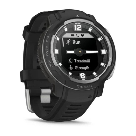 Garmin Instinct Crossover - Standard Edition MIP 45 mm Hybride 176 x 176 pixels Noir GPS (satellite)