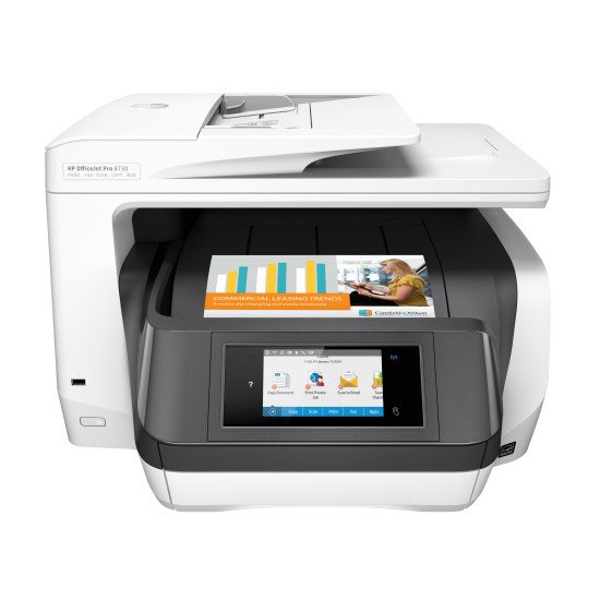 HP OfficeJet Pro 8730 A jet d'encre thermique 24 ppm 2400 x 1200 DPI A4 Wifi