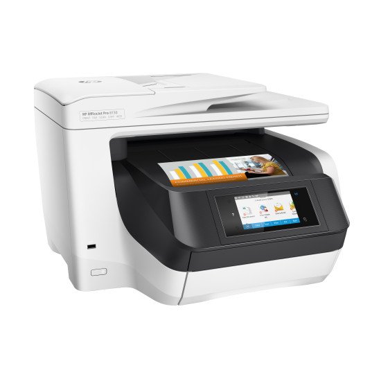 HP OfficeJet Pro 8730 A jet d'encre thermique 24 ppm 2400 x 1200 DPI A4 Wifi