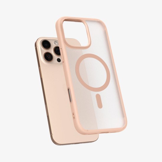 Spigen Ultra Hybrid T (MagFit + Camera Control) coque de protection pour téléphones portables 16 cm (6.3") Housse Rose Spigen Ultra Hybrid T (MagFit + Camera Control) coque de protection pour téléphones portables 16 cm (6.3") Housse Rose