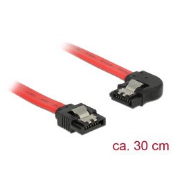 DeLOCK 83963 câble SATA 0,3 m SATA 7-pin Noir, Rouge DeLOCK 83963 câble SATA 0,3 m SATA 7-pin Noir, Rouge