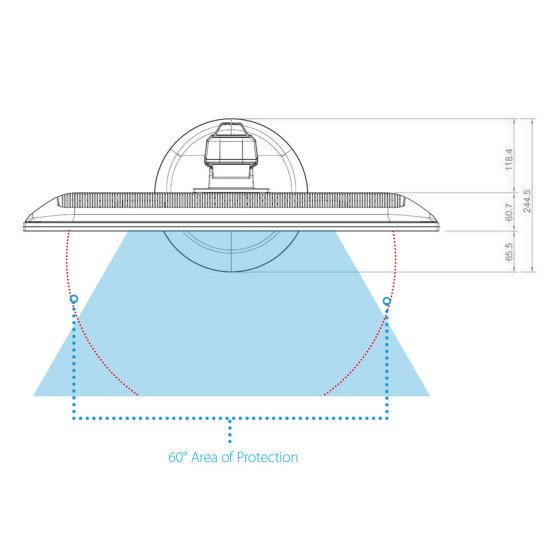 V7 PS24.0W9A2-2E filtre anti-reflets pour écran et filtre de confidentialité Filtre de confidentialité sans bords pour ordinateur 61 cm (24