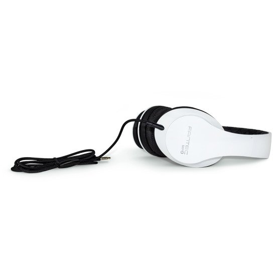 Fantec SHP-3 Casque Avec fil Arceau Appels/Musique Noir, Blanc