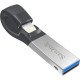 Sandisk iXpand lecteur USB flash 32 Go USB Type-A / Lightning 3.2 Gen 1 (3.1 Gen 1) Noir, Argent