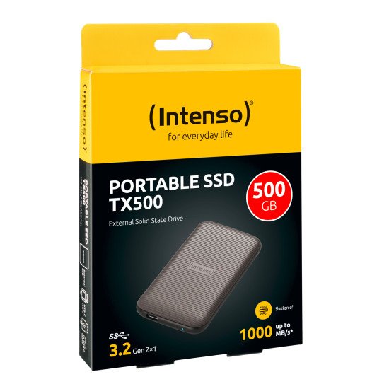 Intenso Lesen/Schreiben bis zu 1000 MB/s/500GB 500 Go Marron