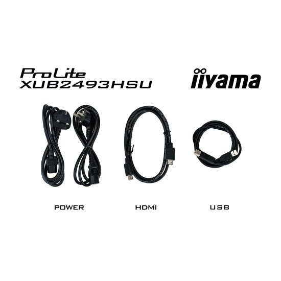 iiyama ProLite écran PC 60,5 cm (23.8") 1920 x 1080 pixels Full HD LED Noir