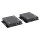 Manhattan Kit d'extension KVM HDMI 1080p sur IP, étend le signal 1080p@60 Hz jusqu'à 120 m via câble Ethernet Cat6 ou réseau IP, émetteur et récepteur, ports USB-A pour PC, souris et clavier, noir, garantie de 3 ans