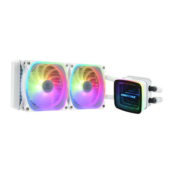 Enermax ELC-AQFA240-SQA-W système de refroidissement d'ordinateur Processeur Kit de refroidissement du liquide 12 cm Blanc 1 pièce(s) Enermax ELC-AQFA240-SQA-W système de refroidissement d'ordinateur Processeur Kit de refroidissement du liquide 12 cm Blanc 1 pièce(s)