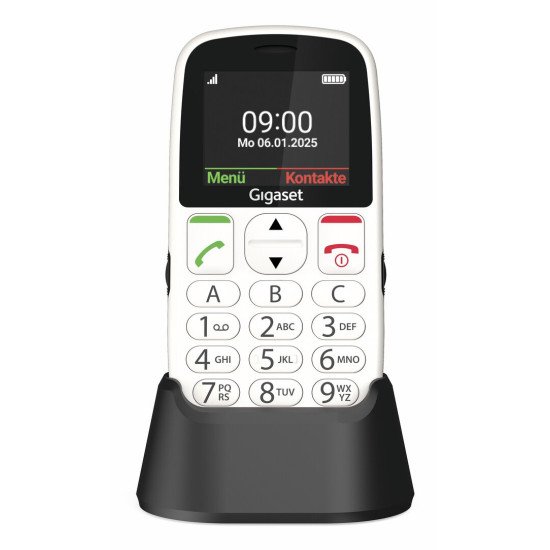Gigaset GL395 5,59 cm (2.2") 90 g Blanc Téléphone pour seniors Gigaset GL395 5,59 cm (2.2") 90 g Blanc Téléphone pour seniors