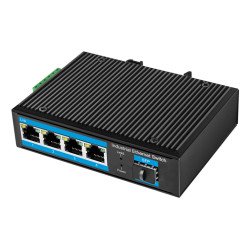 LogiLink NS204 commutateur réseau Non-géré Gigabit Ethernet (10/100/1000) Noir