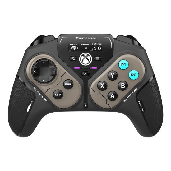 Turtle Beach Stealth Pivot – Manette intelligente sans fil - PC Windows, Xbox Series X|S, Xbox One, appareils Android – Modules pivotants, écran tableau de bord, sticks à effet Hall, boutons reprogrammables, Bluetooth Turtle Beach Stealth Pivot – Manette intelligente sans fil - PC Windows, Xbox Series X|S, Xbox One, appareils Android – Modules pivotants, écran tableau de bord, sticks à effet Hall, boutons reprogrammables, Bluetooth