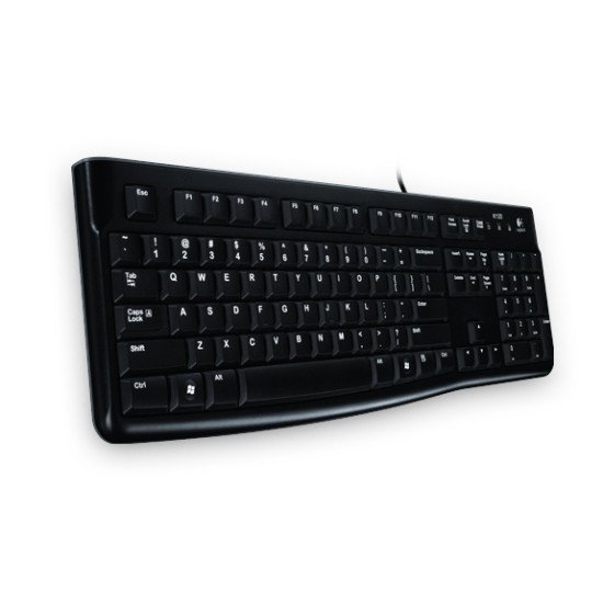 Logitech K120 clavier USB QWERTY Italien Noir