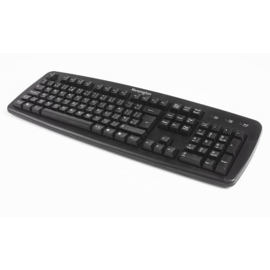 Kensington ValuKeyboard clavier USB AZERTY BE Filaire Noir