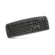 Kensington ValuKeyboard clavier USB AZERTY BE Filaire Noir