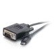 C2G 82387 câble vidéo et adaptateur 0,9 m USB Type-C VGA (D-Sub) Noir