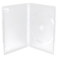 Boîtier 1 DVD 14mm pro transparent (Pack de 50)