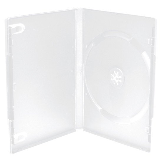 Boîtier 1 DVD 14mm pro transparent (Pack de 50)
