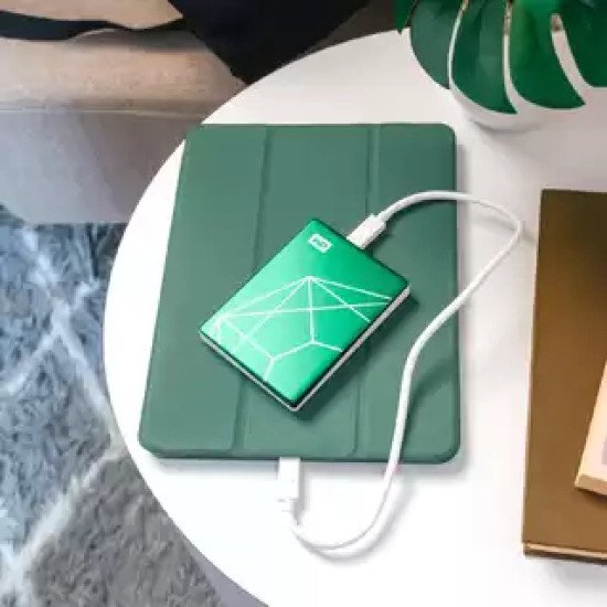 Western Digital My Passport Ultra, 20th Anniversary Edition disque dur externe 2 To 2.5" USB Type-C 3.2 Gen 1 (3.1 Gen 1) Vert Western Digital My Passport Ultra, 20th Anniversary Edition disque dur externe 2 To 2.5" USB Type-C 3.2 Gen 1 (3.1 Gen 1) Vert