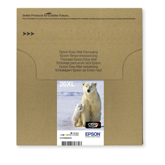 Epson Polar bear Multipack 4-colours 26XL EasyMail