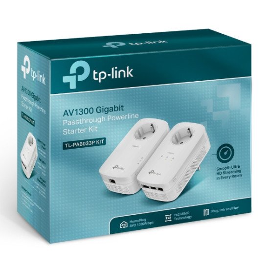 TP-LINK TL-PA8033P KIT Adaptateur réseau CPL