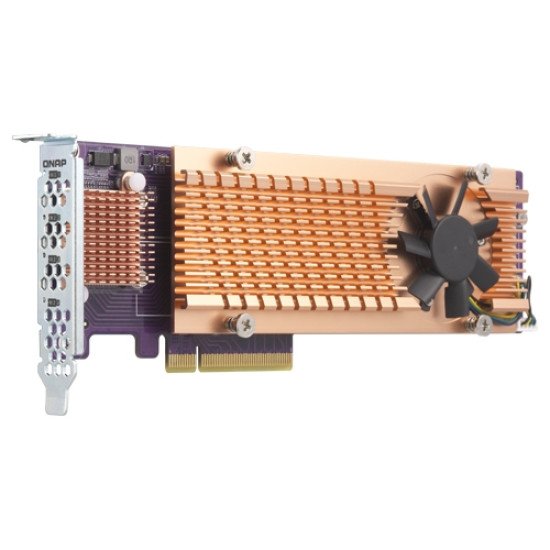 QNAP QM2-4P-384 carte et adaptateur d'interfaces PCIe Interne