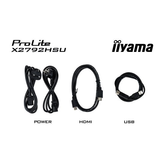 iiyama ProLite X2792HSU-B1 écran PC 68,6 cm (27") 1920 x 1080 pixels Full HD LED Noir iiyama ProLite X2792HSU-B1 écran PC 68,6 cm (27") 1920 x 1080 pixels Full HD LED Noir