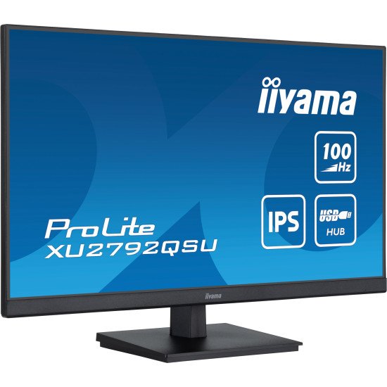 iiyama ProLite écran PC 68,6 cm (27") 2560 x 1440 pixels Dual WQHD LED Noir