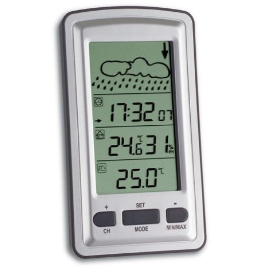 TFA-Dostmann 35.1079 station météo numérique Argent